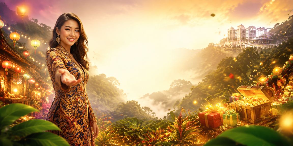 Casino atmosphere at Genting Highlands Malaysia with gembet batik motif